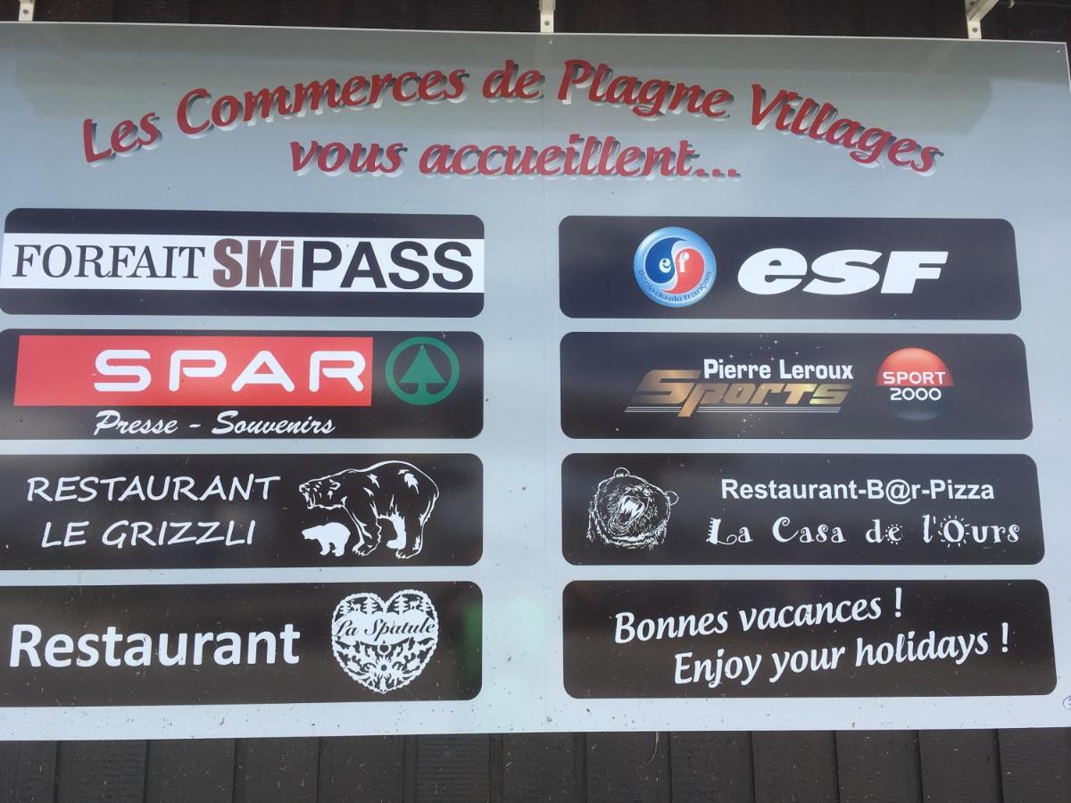 Appartement 5 Pers Plagne Village La Plagne Eksteriør billede